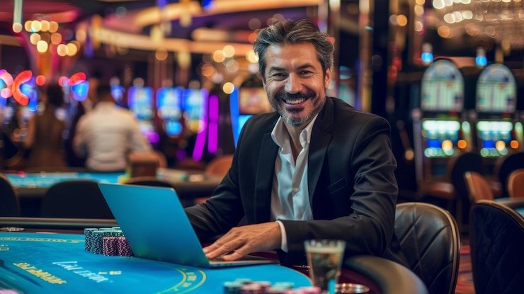 link fiatogel mobile app interface showing slot games and live dealer options